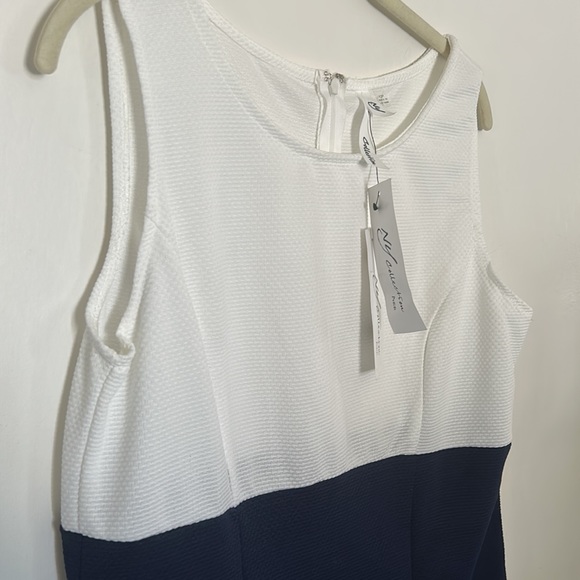 🎈3/$25🎈NY Collection Color Block Knit Dress in 12P NWT - Picture 6 of 8